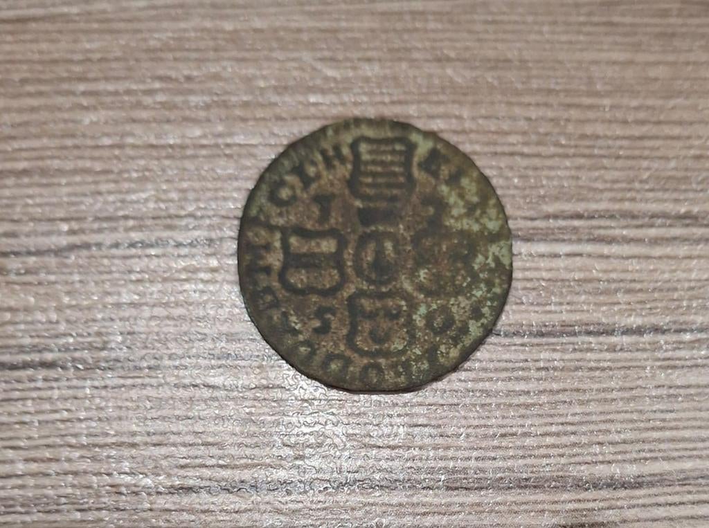 1 Liard munt uit 1750, Ophalen of Verzenden