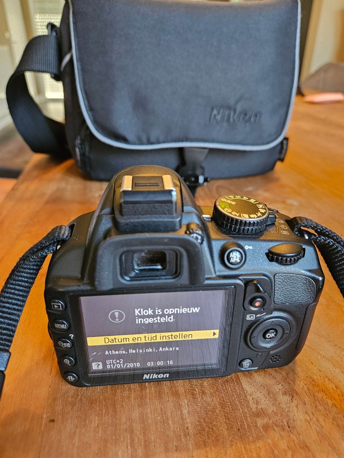 Nikon digitale camera, Audio, Tv en Foto, Fotocamera's Digitaal, Zo goed als nieuw, Spiegelreflex, Nikon, Ingebouwde flitser, Accu