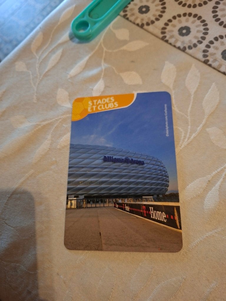 Voetbalkaart : Allianz Arena / Bayern München, Verzamelen, Ophalen of Verzenden, Zo goed als nieuw, Poster, Plaatje of Sticker