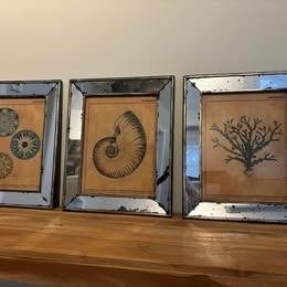 Set van 3 spiegelkaders, Antiek en Kunst, Ophalen