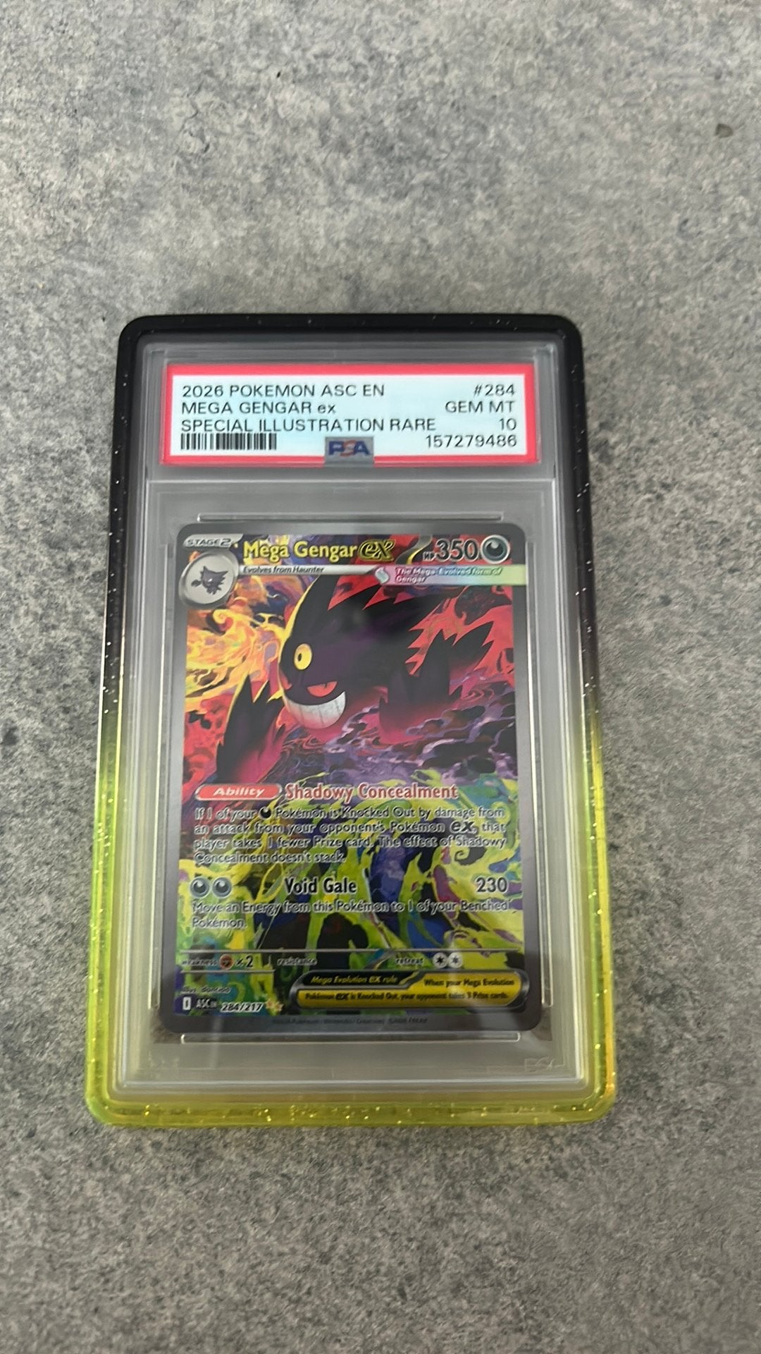 Mega gengar ex psa 10, Ophalen of Verzenden, Zo goed als nieuw