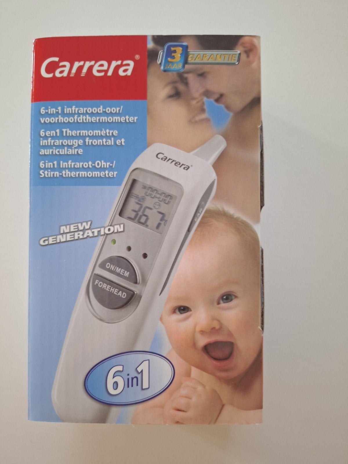 Oor- en voorhoofd thermometer, Ophalen, Zo goed als nieuw