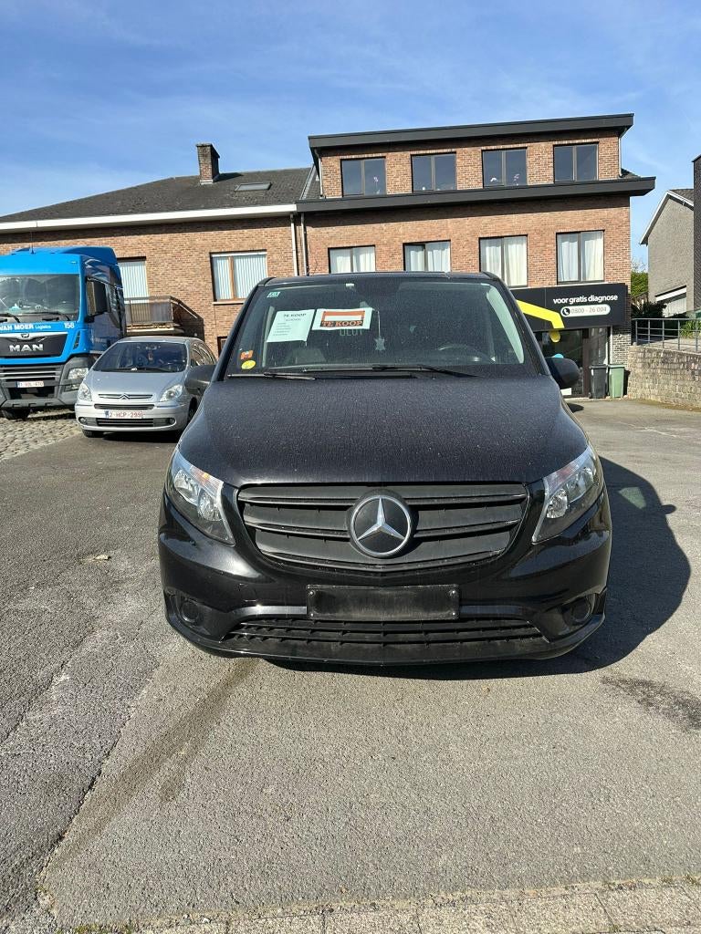 Mercedes Vito-Tourer 8 plaatsen, Auto's, Mercedes-Benz, Automaat, Monovolume, Zwart, Diesel