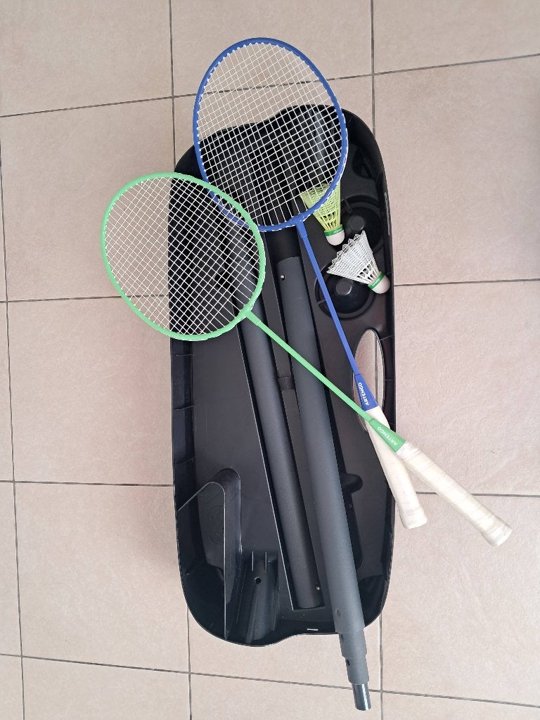 Poteaux/Filet de badminton, Ophalen, Nieuw, Racket(s)