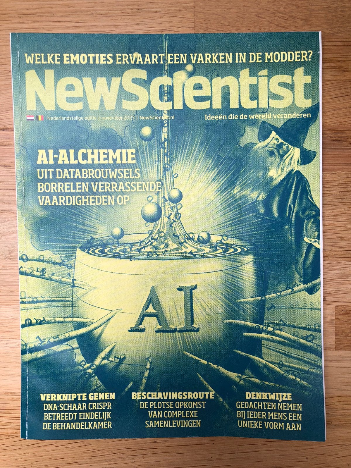 New Scientist tijdschrift Nederlandstalig, Ophalen of Verzenden, Gelezen, Wetenschap en Natuur