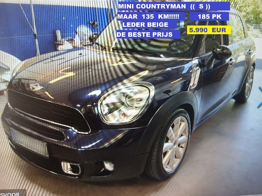 MINI COUNTRYMAN  ( COOPER  S )  ( 135 KM )  LEDER, Cuir, Euro 5, Beige, 5 portes