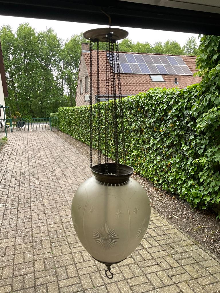 Art Nouveau hanglamp, Ophalen