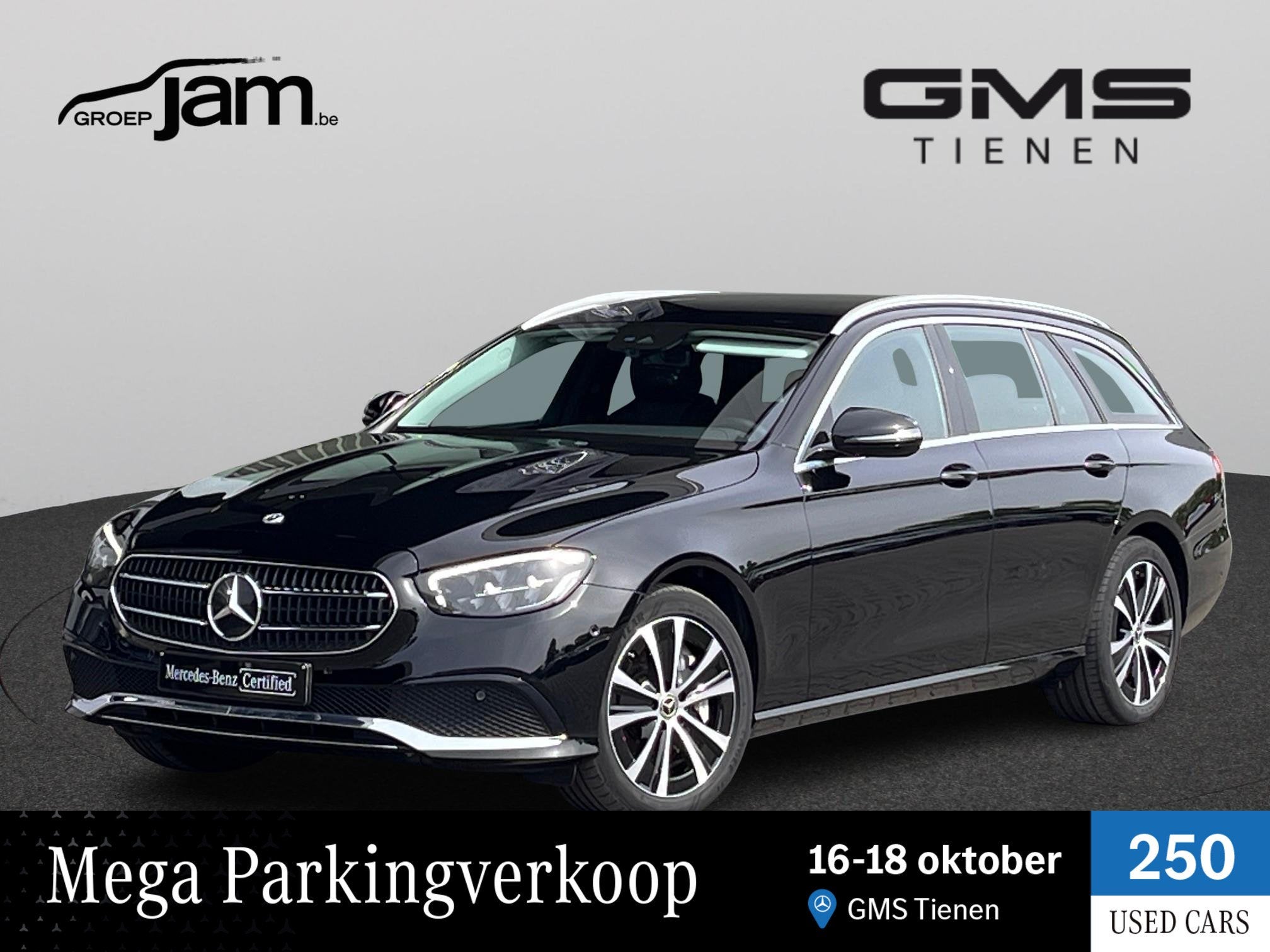 Mercedes-Benz E-klasse Estate 300 de T AVGAR+burmeister, Auto's, Automaat, 4 cilinders, Zwart, Plug-in hybride