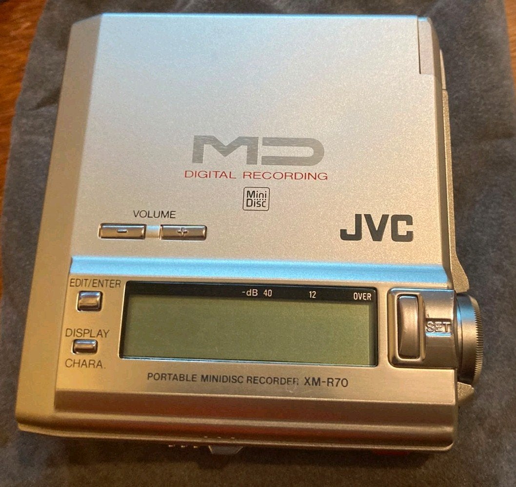JVC Portable Minidisc Recorder XM-R70, Audio, Tv en Foto, DVD spelers, Dvd-speler, JVC, Draagbaar, Ophalen of Verzenden