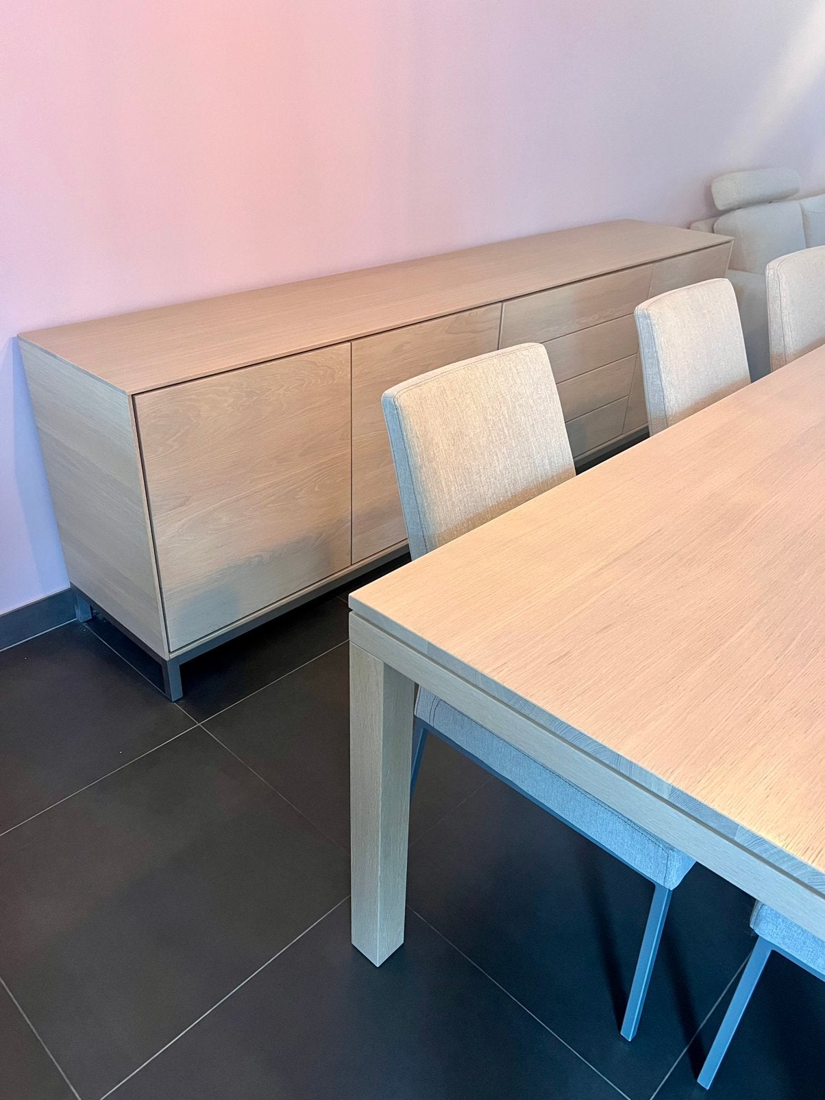 Complete eetkamer (dressoir + tafel + stoelen), Ophalen
