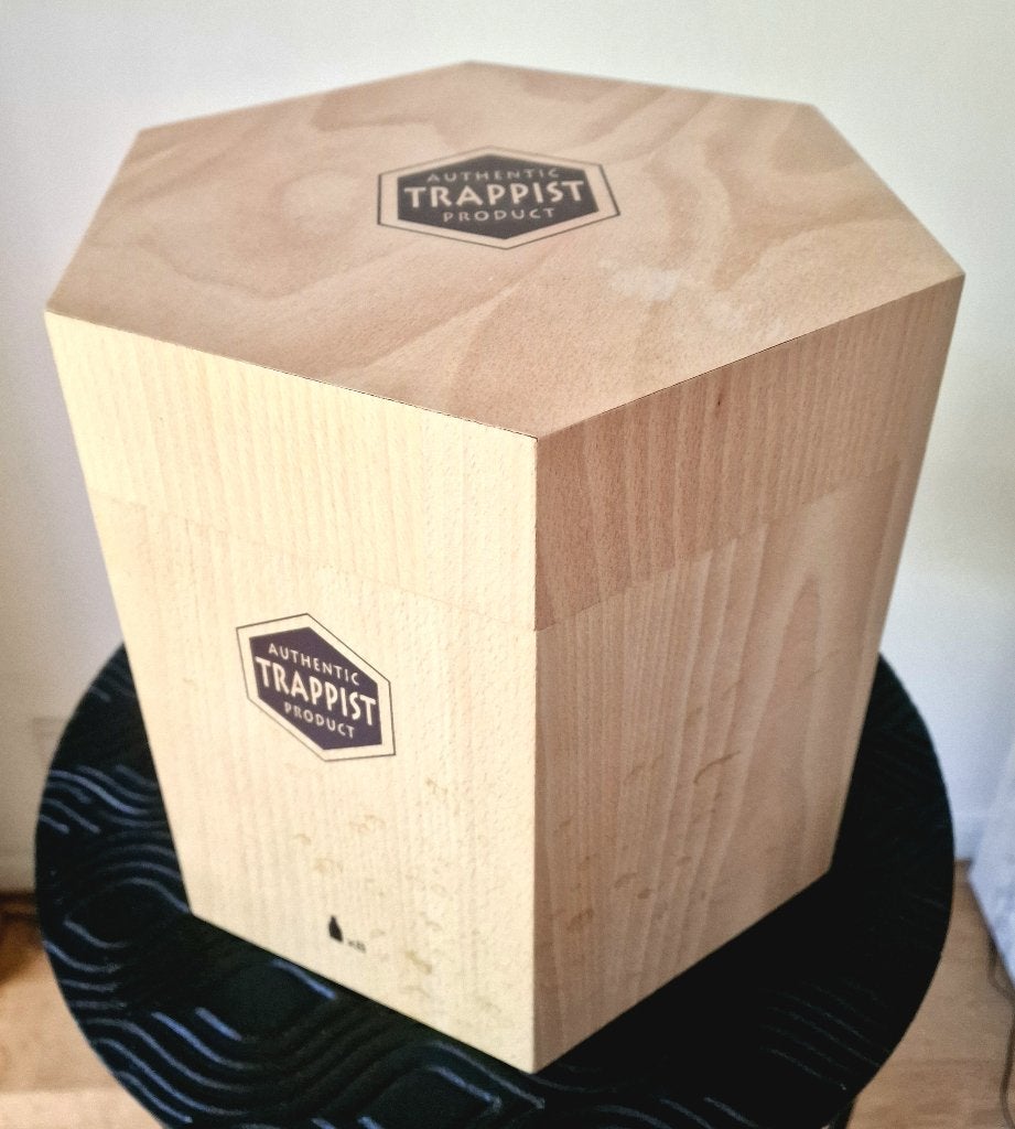 TRAPPIST SET: Trappistbox, glazen, Westvleteren leeggoedbak, Verzamelen, Ophalen, Zo goed als nieuw, Overige typen, Overige merken