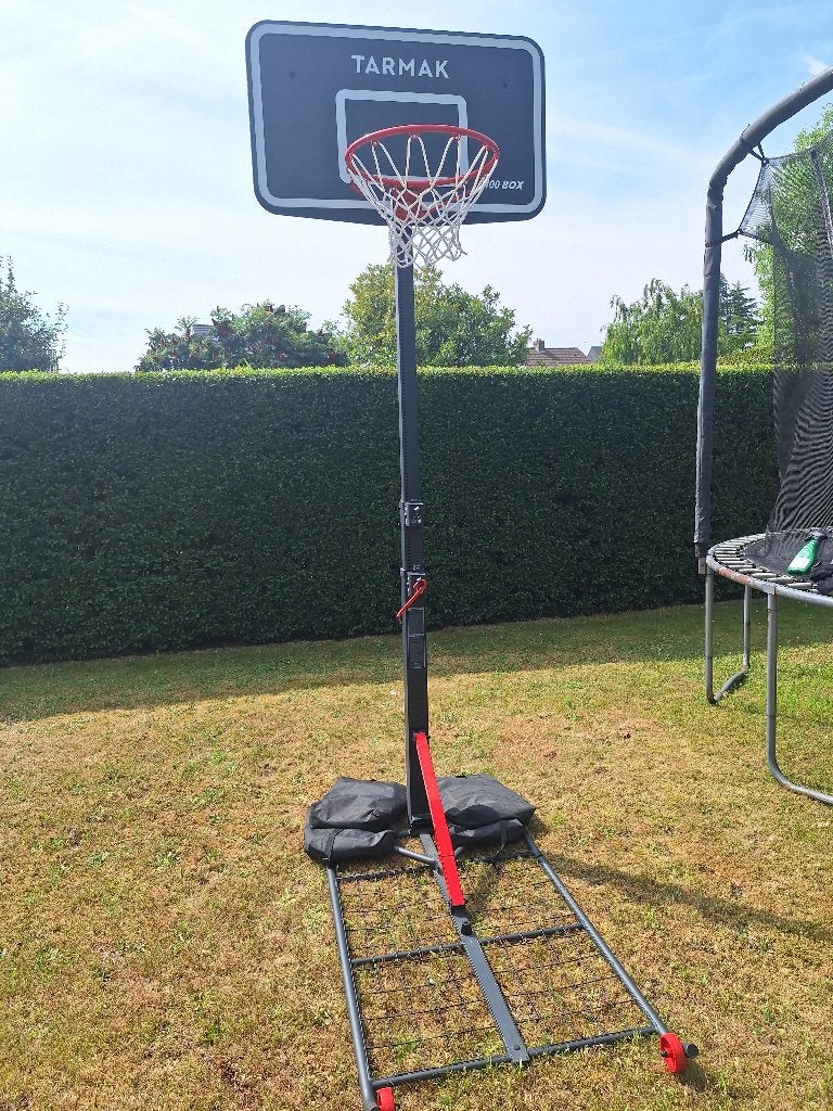 basketbalpaal inklapbaar en verstelbaar 2,40 m tot 3,05 m, Enlèvement, Comme neuf, Anneau, Panneau ou Poteau