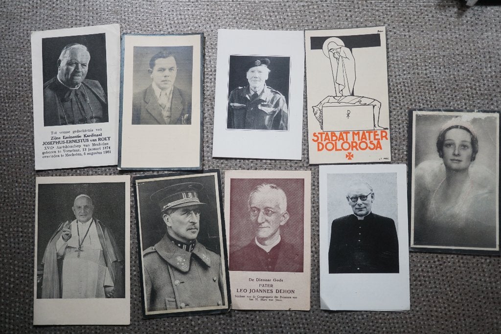 Oude doodsprentjes militairen en geestelijken, Ophalen of Verzenden