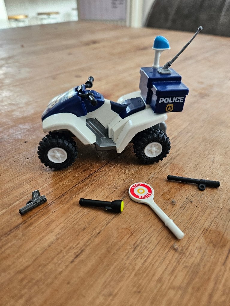 Playmobil Politie Quad – 3655, Enlèvement ou Envoi, Comme neuf, City action, Pièces détachées