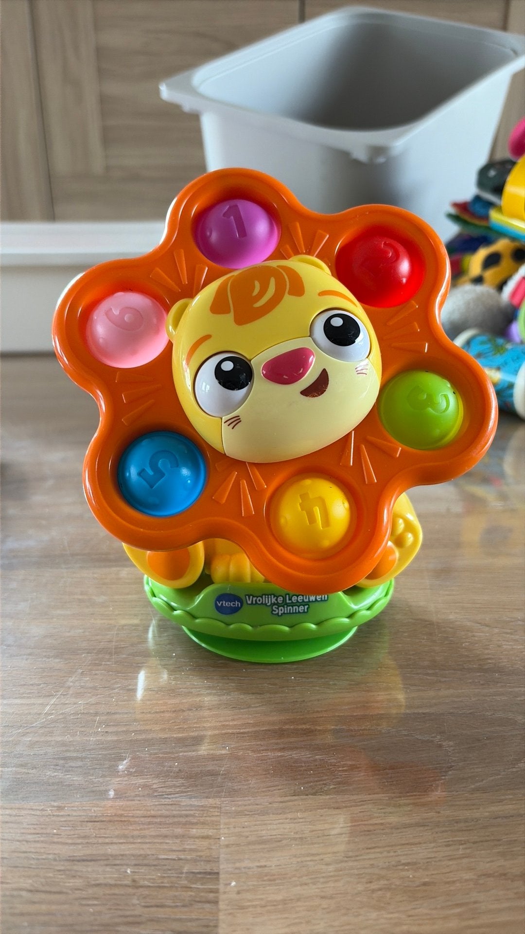 Vtech vrolijke leeuwen spinner, Kinderen en Baby's, Ophalen, Zo goed als nieuw