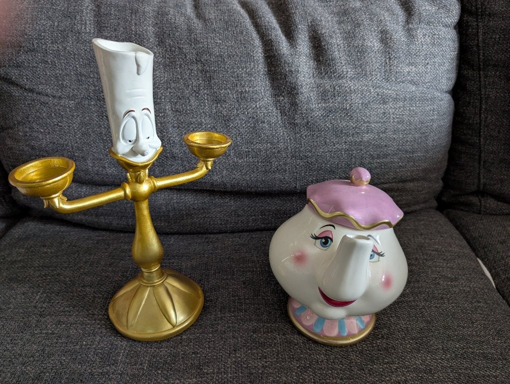 primark Belle en het beest set, Collections, Disney, Enlèvement ou Envoi, Autres personnages, Utilisé, Statue ou Figurine