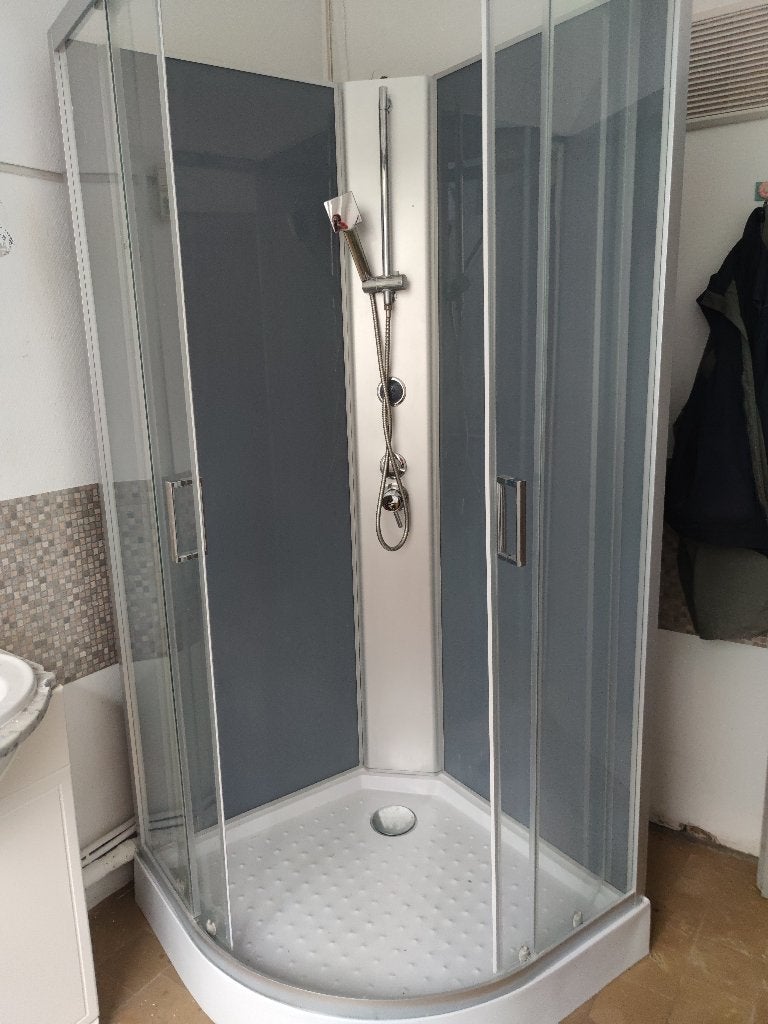 Cabine de douche arrondie ALLIBERT, Enlèvement, Comme neuf, Douche