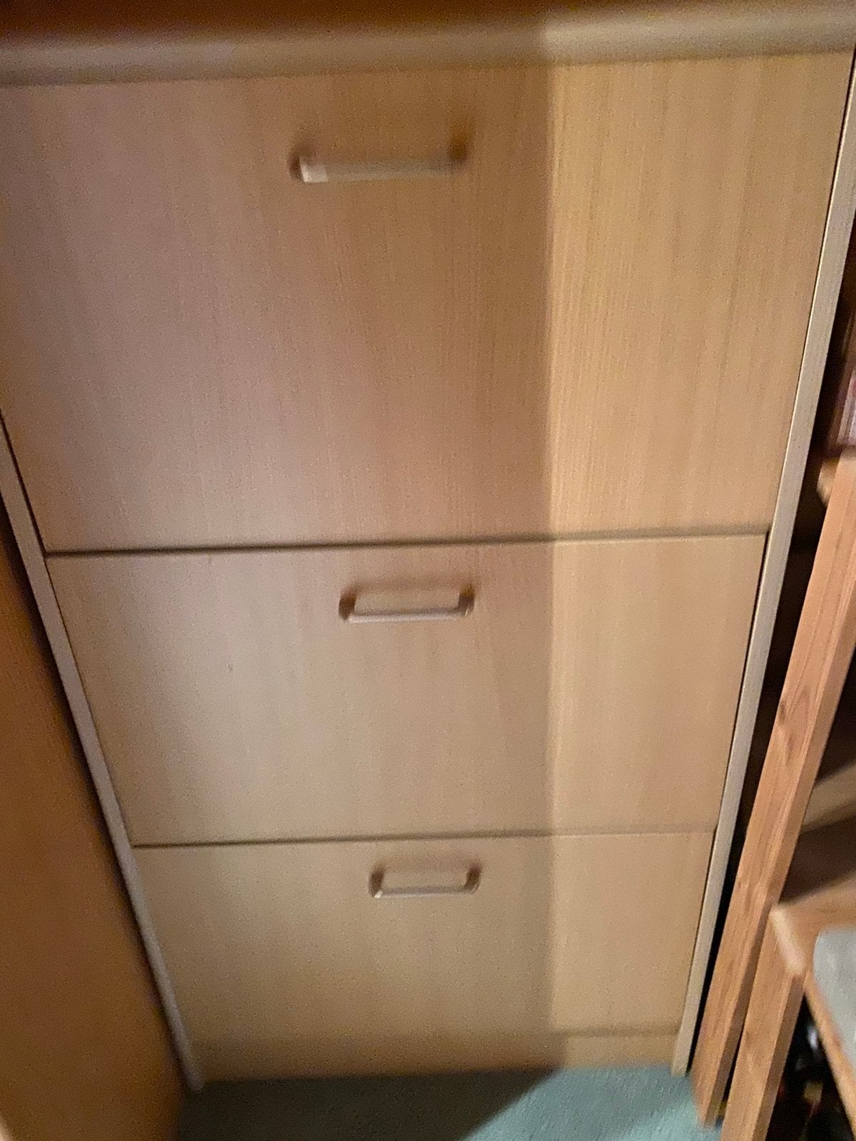 Schoenkast in licht grenen zo goed als nieuw, Ophalen, Zo goed als nieuw