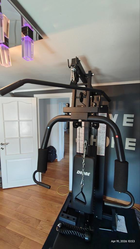 Dione Krachtstation Homegym HG3 met extra set gewichten, Sport en Fitness, Ophalen, Krachtstation