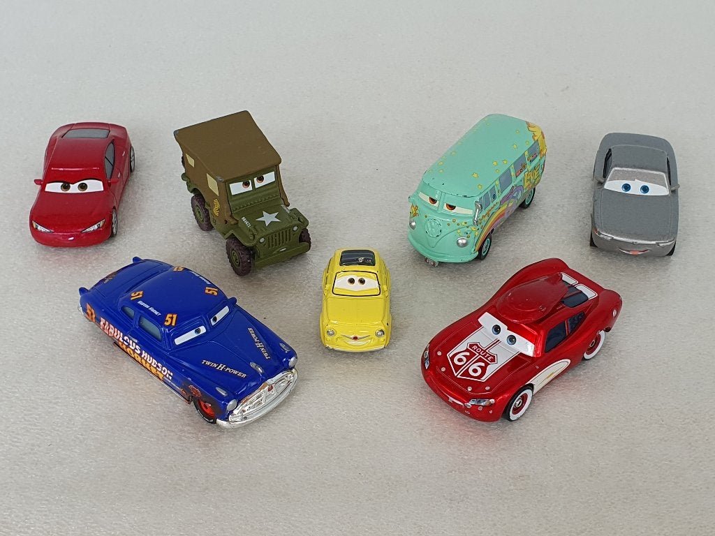 Lot van 7 diecast Disney Cars voertuigen, Kinderen en Baby's, Speelgoed |Speelgoedvoertuigen, Ophalen of Verzenden, Gebruikt