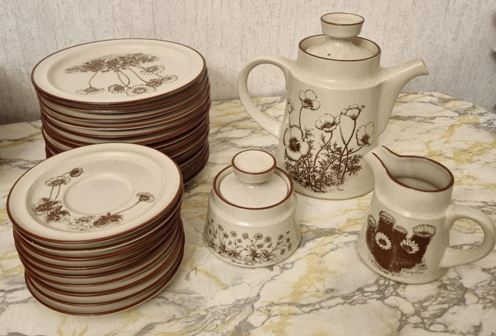 Vintage thee set Noritake stoneware., Enlèvement ou Envoi