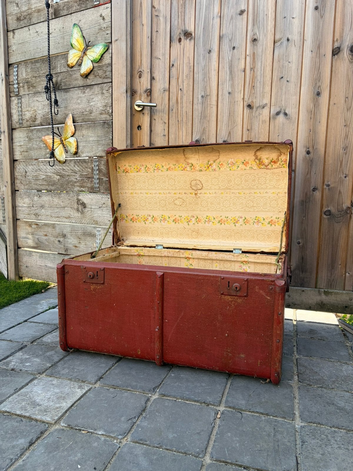 Vintage koffer, Ophalen, Gebruikt