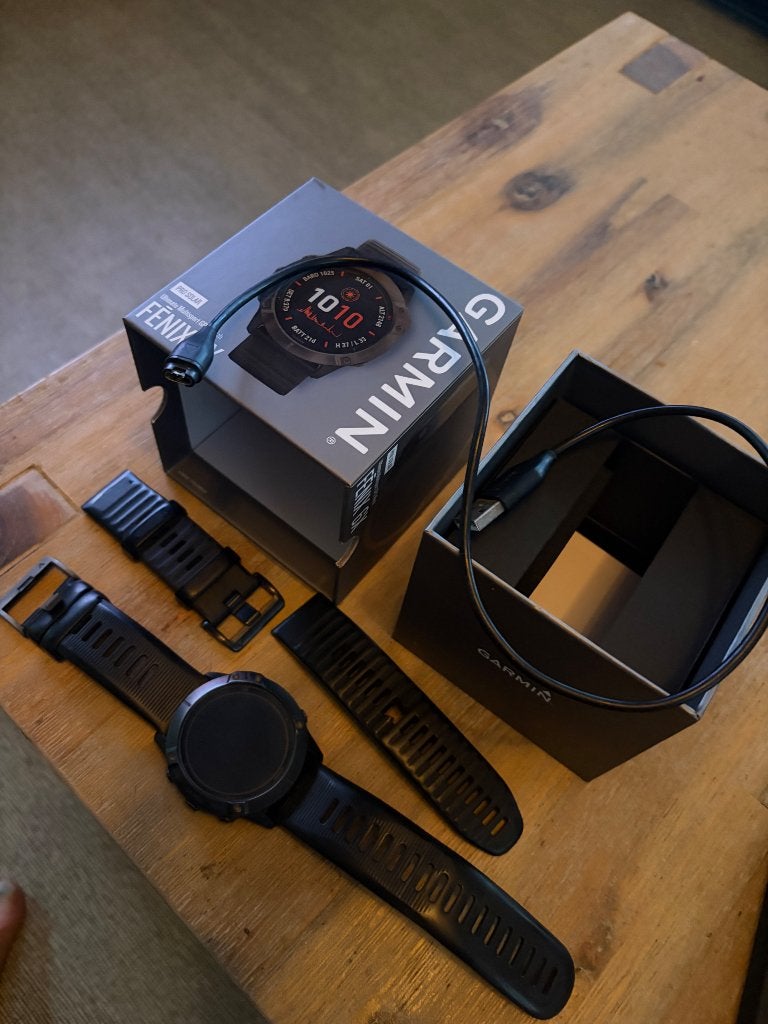 Garmin Fenix 6x Pro solaire, Étanche, Garmin, Enlèvement, Utilisé