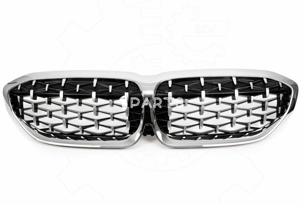 Calandre argent e BMW S rie 3 G20 51138072085, Pare-chocs, Info@bmw.de, BMW, Avant