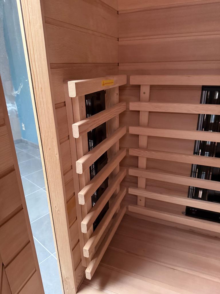 Sauna inftarood, Sport en Fitness, Sauna, Ophalen, Nieuw, Infrarood, Complete sauna