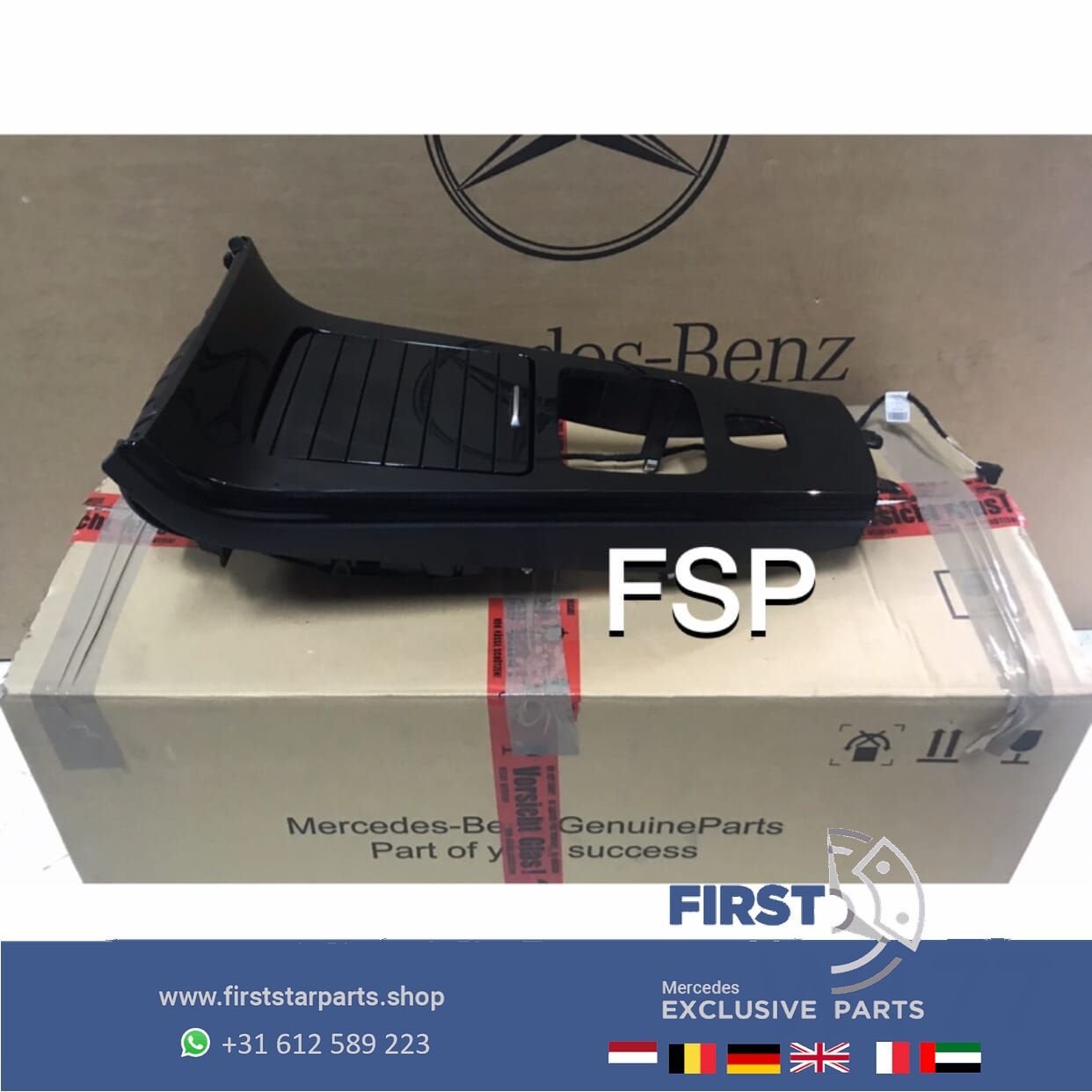 W177 V177 MIDDENCONSOLE ZWART Mercedes A Klasse 2018-2021 Ni, Gebruikt, -, Ophalen of Verzenden, -