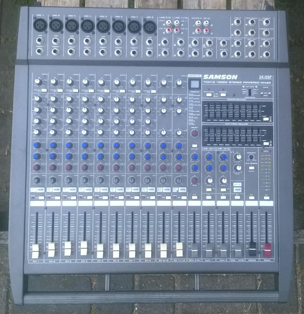 Samson TXM-16, Effect en equalizer, 2x 500 Watt, Muziek en Instrumenten, Ophalen of Verzenden, Zo goed als nieuw, Multi-effect
