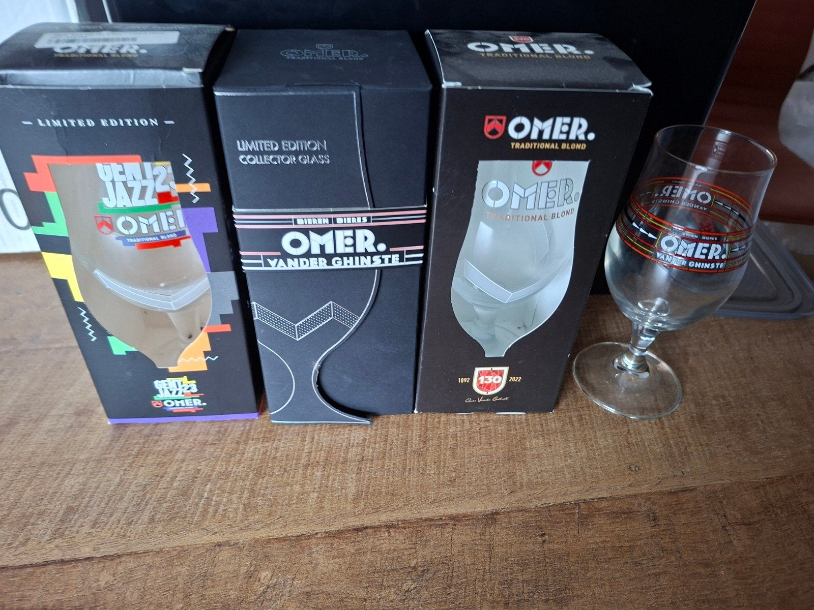 3 Omer glazen, Collections, Enlèvement, Neuf, Verre à bière