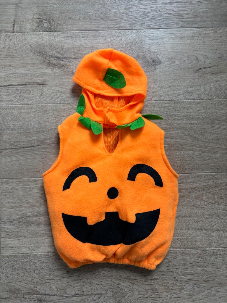 Verkleedkleren Halloween pompoen maat 3-5 jaar, Kinderen en Baby's, Carnavalskleding en Verkleedspullen, Zo goed als nieuw, Ophalen of Verzenden