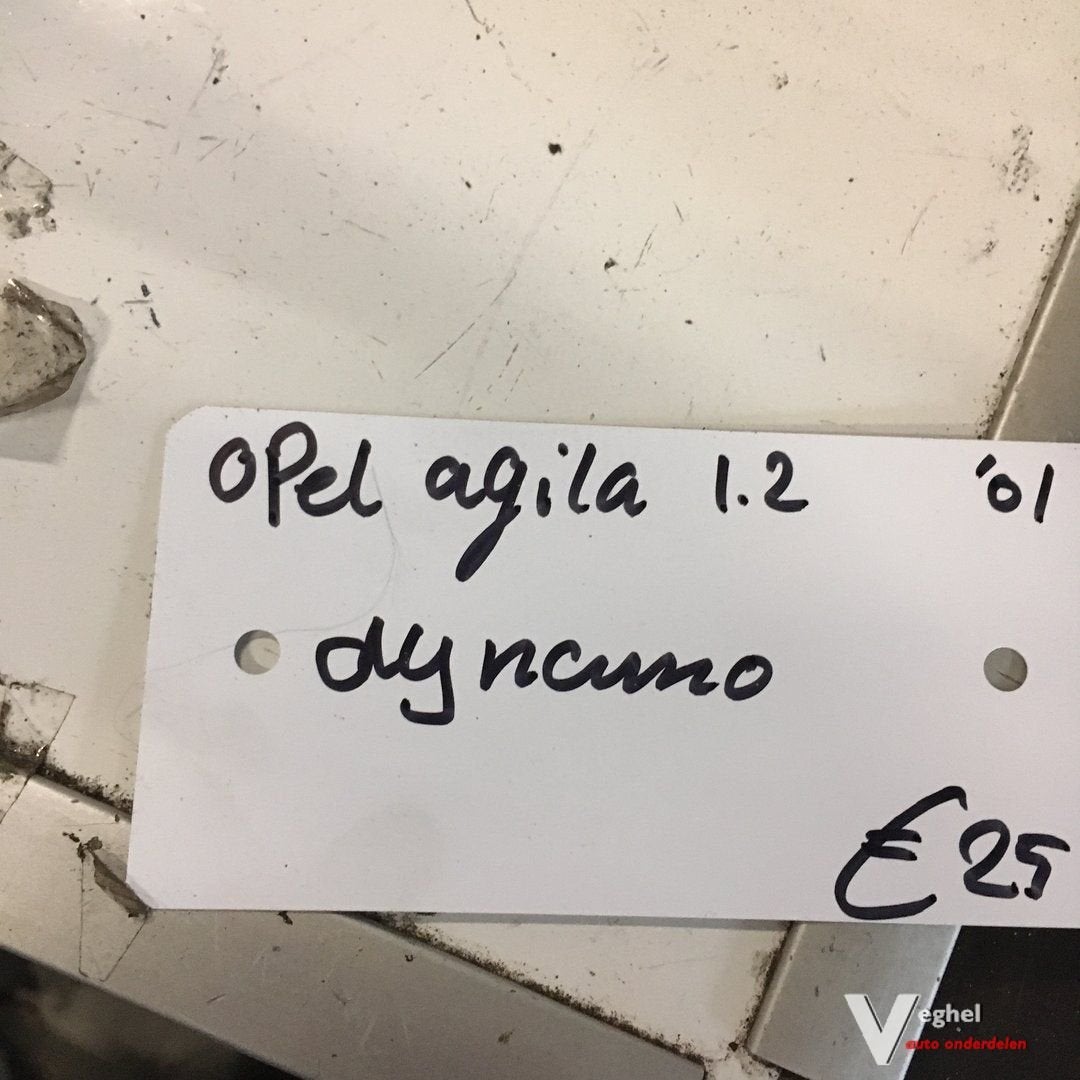 Opel Agila 1.2 2001 Dynamo, Auto-onderdelen, Gebruikt, -, -, Ophalen of Verzenden