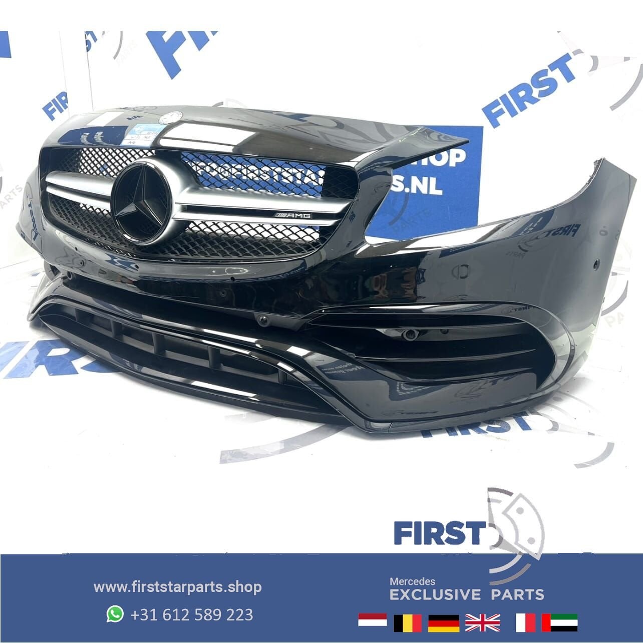 W176 Facelift A45 AMG Performance Voorbumper A Klasse 45 PDC, Gebruikt, -, Voor, Ophalen of Verzenden