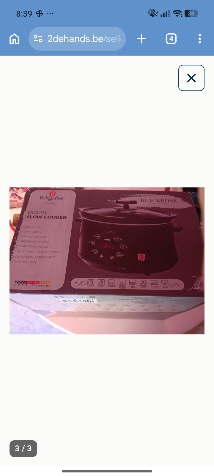 slowcooker, Ophalen, Timer, Nieuw
