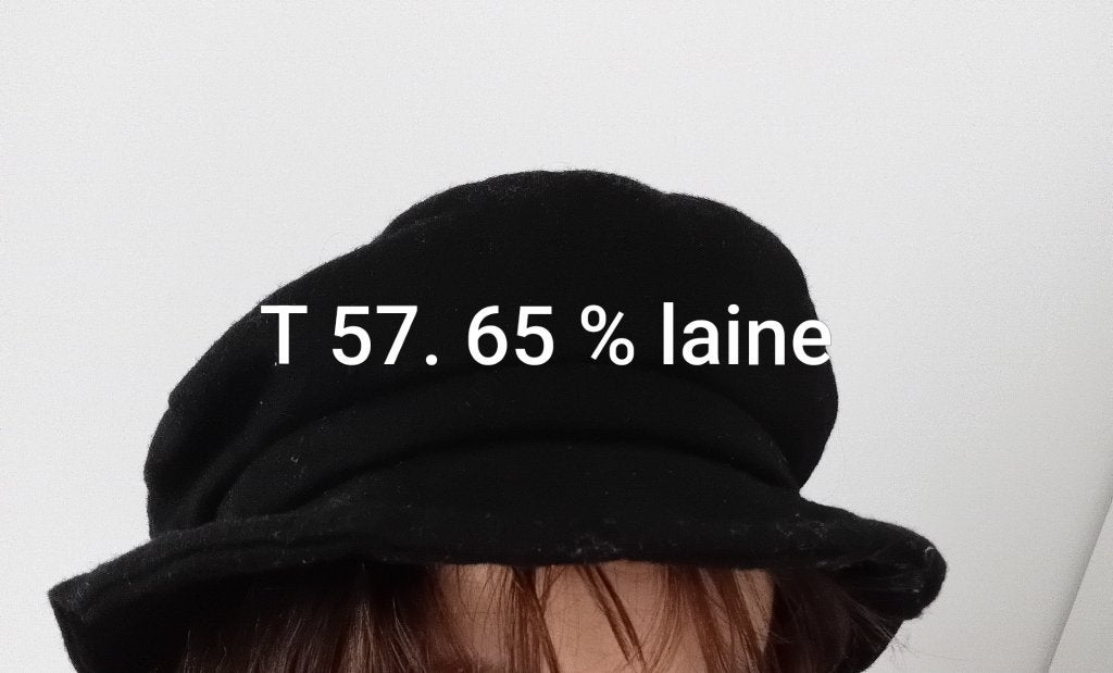 Chapeau femme noir, Enlèvement ou Envoi, Chapeau