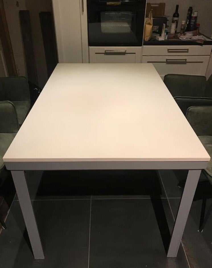 Eettafel, Ophalen, Zo goed als nieuw, Vier personen, Rechthoekig