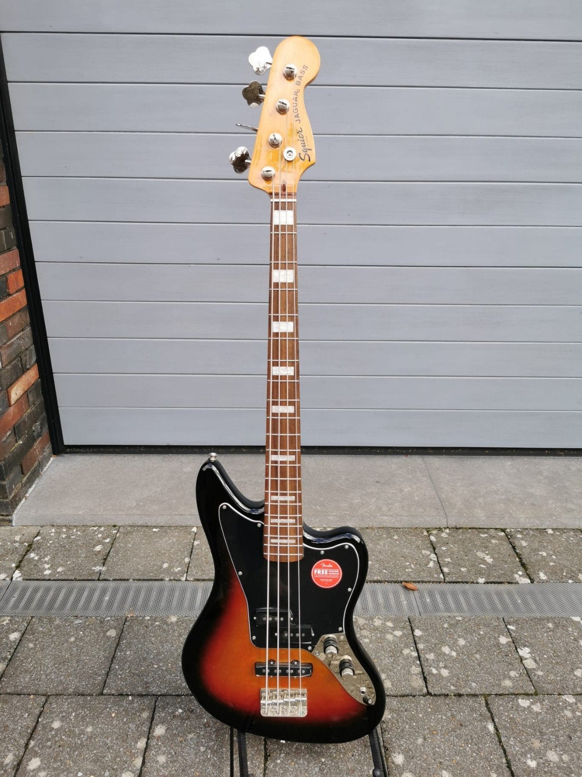 squier classic vibe jaguar bass 3-tone sunburst, Ophalen, Nieuw, Elektrisch