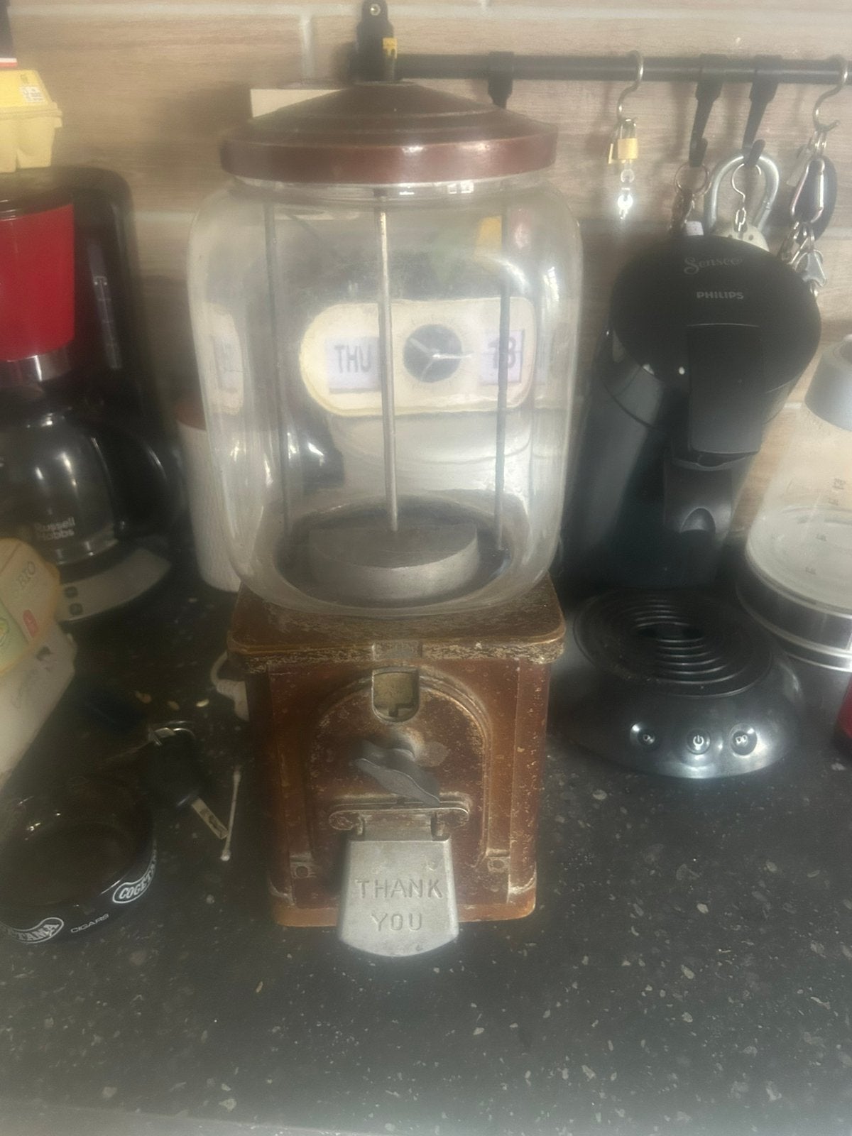 Oude kauwgom automaat, Verzamelen, Ophalen, Gebruikt, Gebruiksvoorwerp