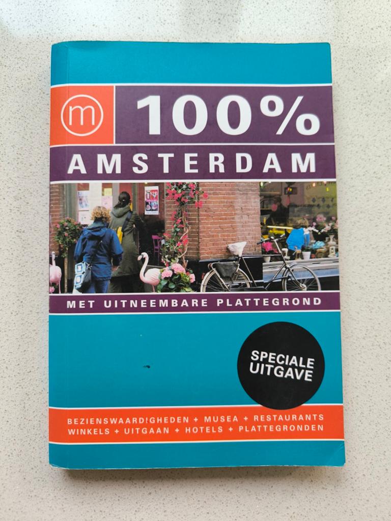 Sascha de Graaf - 100% Amsterdam, Guide ou Livre de voyage, Autres marques, Budget, Enlèvement