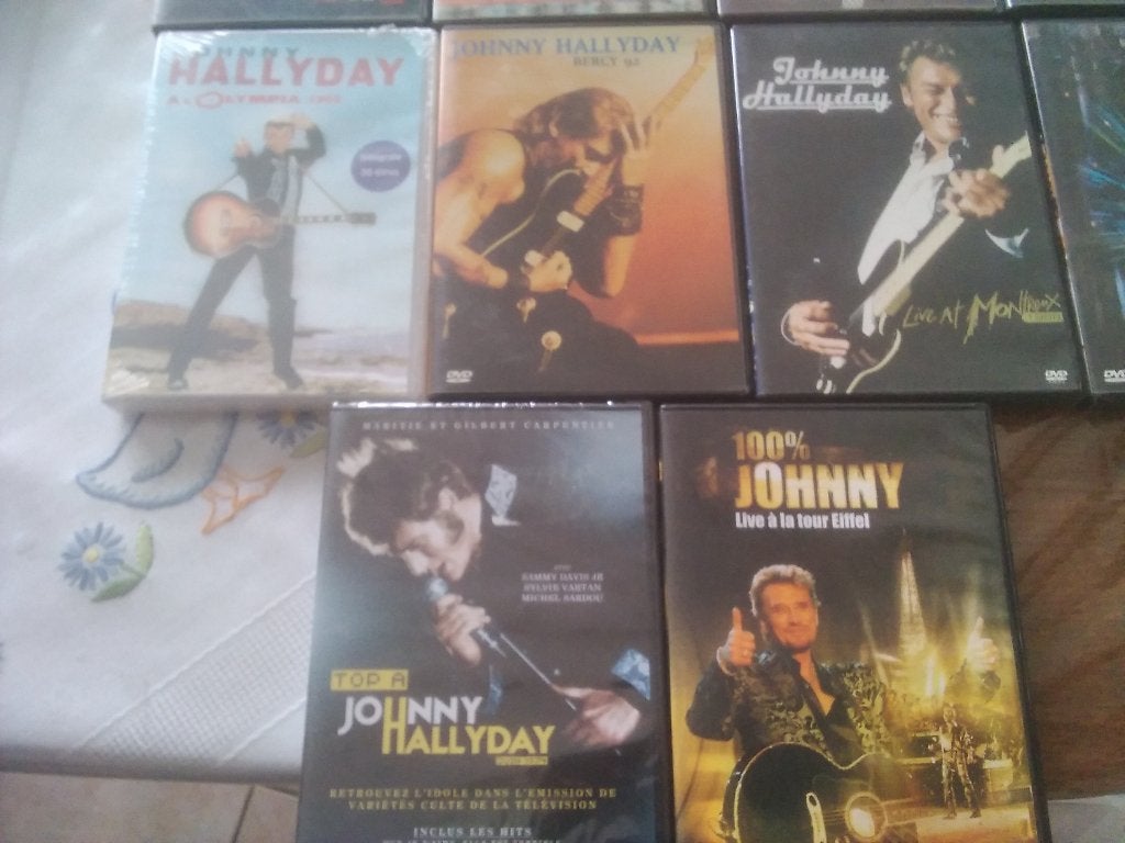 DVD johnny Hallyday 14 DVD, Enlèvement, Comme neuf, Concert