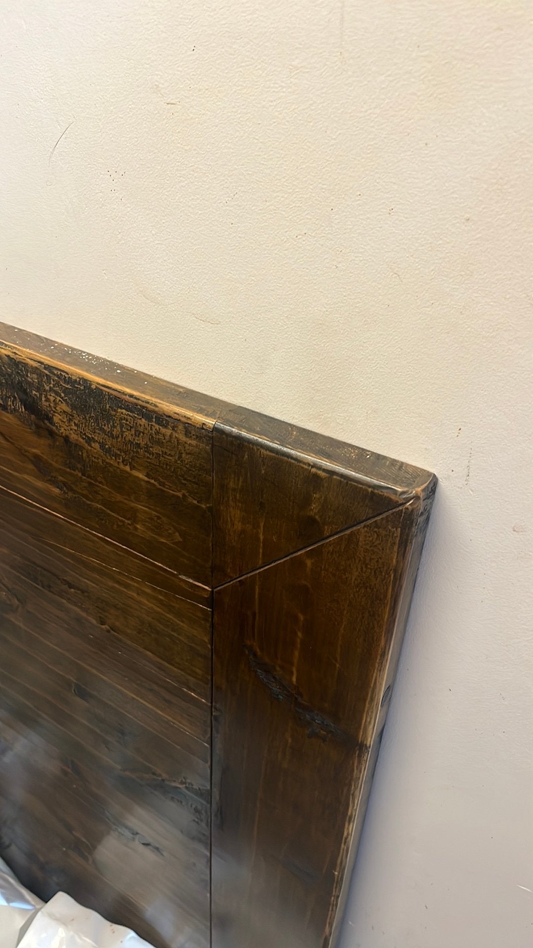Tafelblad in teak, Ophalen, Neutraal, Vierkant, Zo goed als nieuw