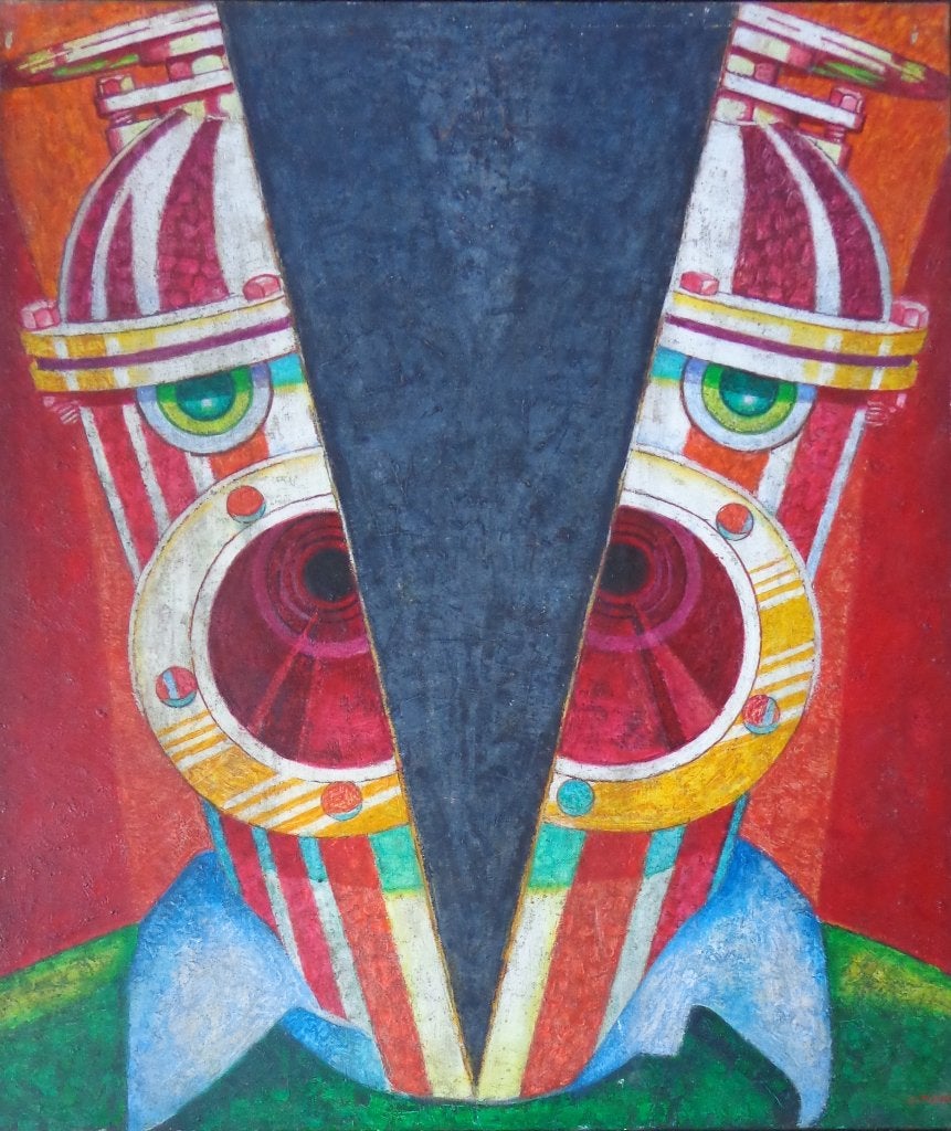JOAN MARTI / COIN DU SILENCE / OLIEVERF / 104x89cm / KADER, Enlèvement, Signé, Peinture à l'huile