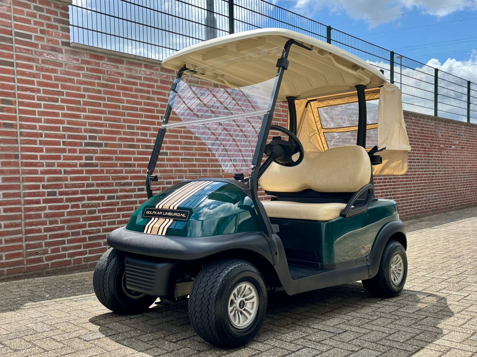 Prachtige Luxe Elektrische Golfkar Clubcar President, Sport en Fitness, Golf, Ophalen of Verzenden, Zo goed als nieuw, Golfkar
