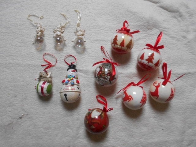 Mooie kerstballen / 11 stuks, Ophalen of Verzenden, Zo goed als nieuw