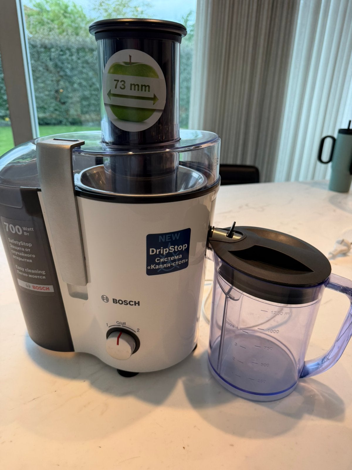 Bosch VitaJuice 2 MES25A0 sapcentrifuge 700W – compleet, Electroménager, Enlèvement ou Envoi, Comme neuf, Presse-agrumes