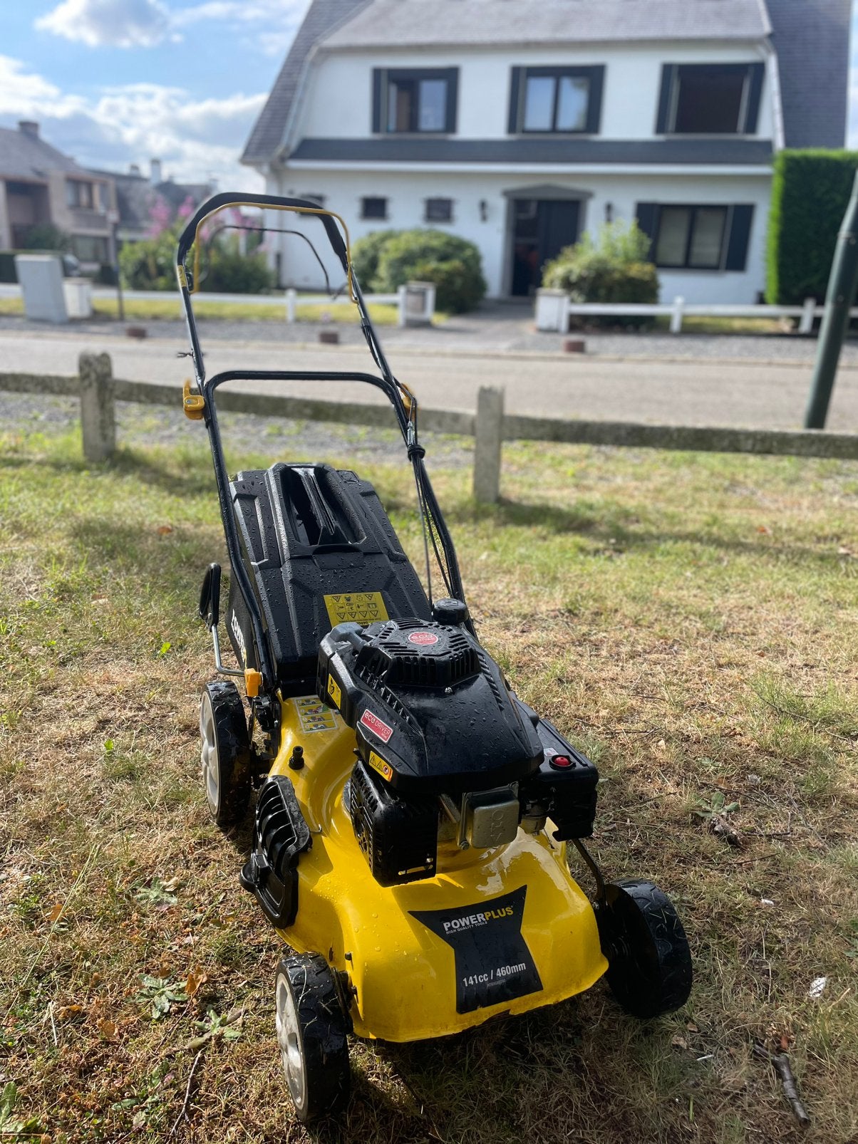 Grasmaaier Powerplus 460 mm, Ophalen of Verzenden, Nieuw, Benzine-grasmaaier