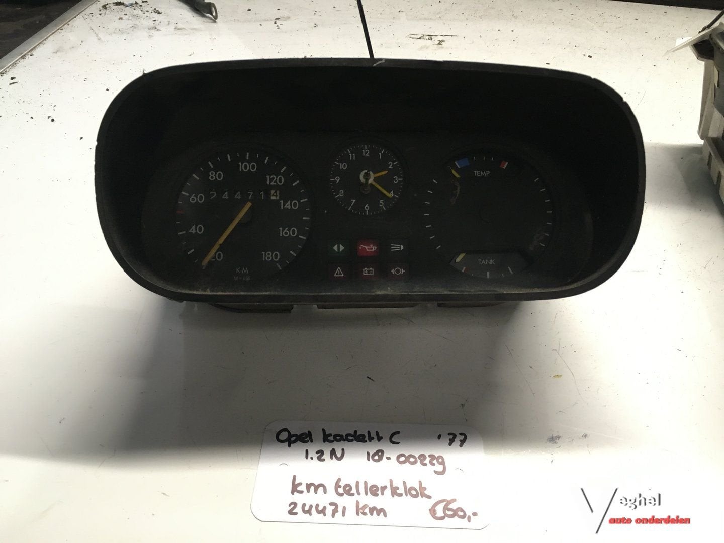 Opel Kadett C 1977 1.2 N   1800229              Km Tellerklo, -, Utilisé, -, -