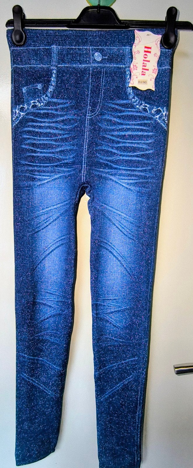 Legging, Kleding | Dames, Leggings, Maillots en Panty's, Legging, Maat 36/38 (S), Blauw, HOLALA